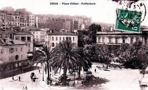 Oran - Place kleber - Prefecture - 1912